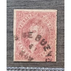 ARGENTINA 1865 GJ 25j ESTAMPILLA DE 4ta RIVADAVIA MULATO DE MAGNIFICA CALIDAD ESTUPENDO EJEMPLAR U$ 48 AQUI OFRECIDO CON BAJISIMA BASE